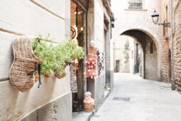 The Gothic Quarter, the old town of Barcelona