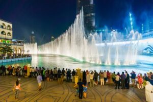 The Dubai Fountain show